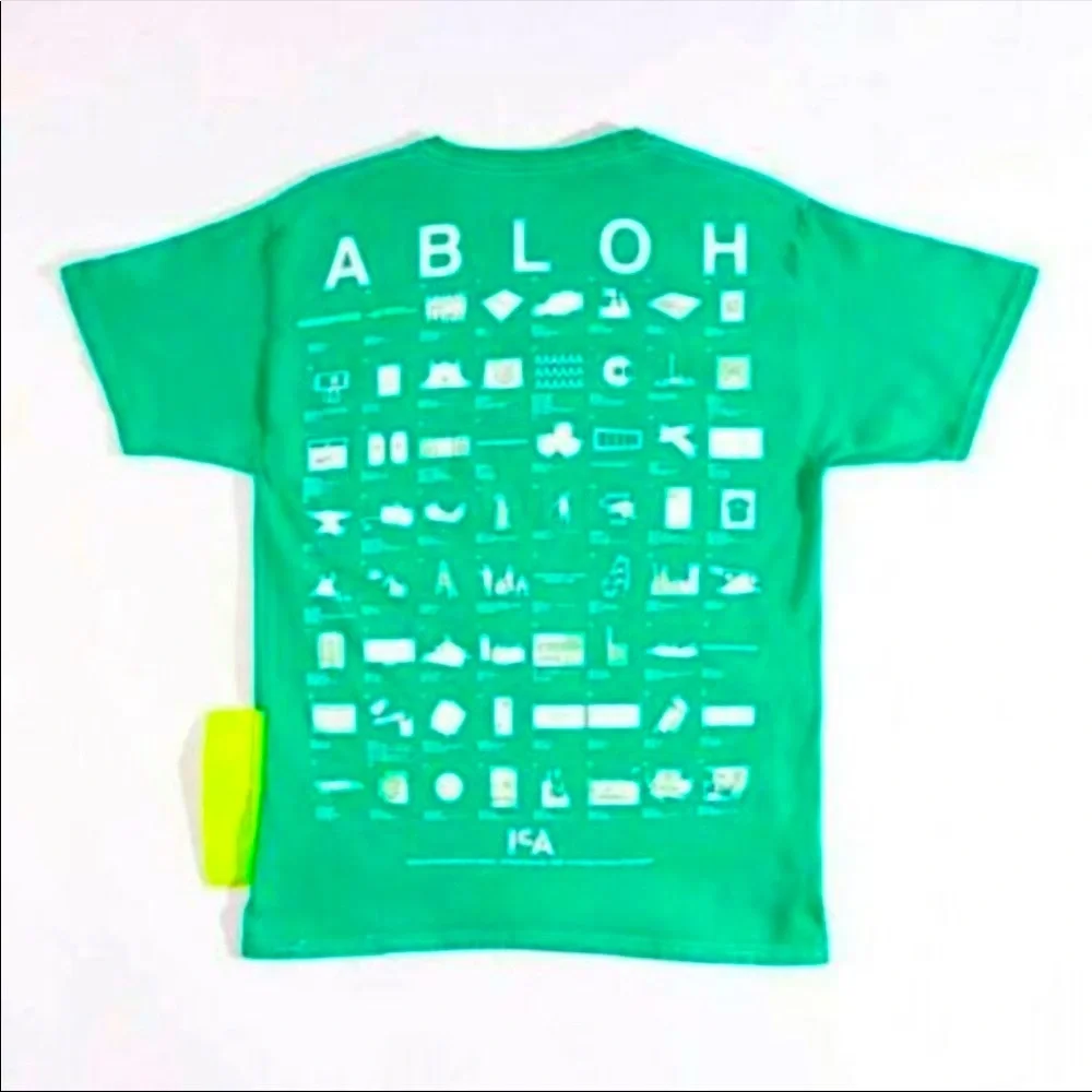 100% AUTHENTIC LIMITED EDITION VIRGIL ABLOH x CHAMPION x ICA – "COLLECTION TEE" - Picture 2 of 8